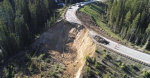 Part of Wyoming highway collapses in landslide blocking crucial commuter transit route  CBS News Part of Wyoming highway collapses in landslide blocking crucial commuter transit route  CBS News