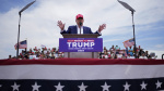 Trump complains about his teleprompters at a scorching Las Vegas rally The Associated Press Trump complains about his teleprompters at a scorching Las Vegas rally The Associated Press