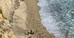 Stranded kite surfers HELP message on Santa Cruz County beach leads to rescue  CBS San Francisco Stranded kite surfers HELP message on Santa Cruz County beach leads to rescue  CBS San Francisco