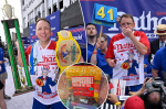 Joey Chestnut is out of 2024 Nathans hot dog eating contest in beef over vegan franks  New York Post