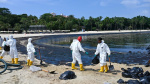 Singapore races to clean oil spill as luxury beach resort coated in slick  CNN