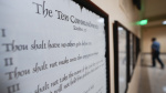 Lawsuit challenges new Louisiana law requiring classrooms to display the Ten Commandments The Associated Press Lawsuit challenges new Louisiana law requiring classrooms to display the Ten Commandments The Associated Press