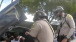 Video shows officers dragged Tyreek Hill out of his car after he put his window back up The Associated Press Video shows officers dragged Tyreek Hill out of his car after he put his window back up The Associated Press