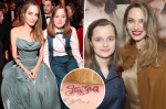 Angelina Jolie reveals she and daughter Vivienne have matching tattoos It means so much to us  Page Six Angelina Jolie reveals she and daughter Vivienne have matching tattoos It means so much to us  Page Six