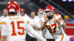 Patrick Mahomes Were calling plays for Travis Kelce and two or three people cover him NBC Sports Patrick Mahomes Were calling plays for Travis Kelce and two or three people cover him NBC Sports