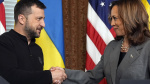 Harris blasts proposals for Ukraine to cede territory to Russia during Zelenskyy meeting  The Associated Press