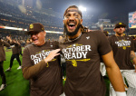 Padres sweep Braves from wildcard series advance to face Dodgers  The San Diego UnionTribune Padres sweep Braves from wildcard series advance to face Dodgers  The San Diego UnionTribune