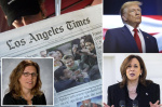 Los Angeles Times editorial boss resigns after billionaire owner Patrick SoonShiong scraps Harris endorsement  New York Post