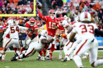 Patrick Mahomes diagnosed with highankle sprain considered weektoweek  WDAF FOX4 Kansas City Patrick Mahomes diagnosed with highankle sprain considered weektoweek  WDAF FOX4 Kansas City