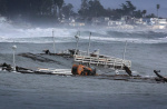 Santa Cruz Wharf partially collapses 3 rescued from water  The Mercury News Santa Cruz Wharf partially collapses 3 rescued from water  The Mercury News