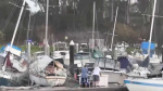 High swells leave a wake of destruction at the Santa Cruz Harbor  KSBW Monterey