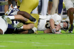 College Football Playoff Notre Dame QB Riley Leonard leaves Orange Bowl in second quarter Yahoo Sports College Football Playoff Notre Dame QB Riley Leonard leaves Orange Bowl in second quarter Yahoo Sports