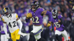Derrick Henry Runs All Over Steelers in Playoff Win BaltimoreRavenscom Derrick Henry Runs All Over Steelers in Playoff Win BaltimoreRavenscom