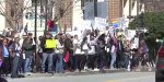 LIVE Protestors rally in downtown Greenville against Trump administration Elon Musk  Fox Carolina