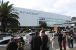 Protesters rally against Elon Musk DOGE at SpaceX headquarters in Hawthorne  Daily Breeze