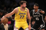 Luka Donis tripledouble not enough for Lakers in loss to 12thplace Nets Yahoo Sports Luka Donis tripledouble not enough for Lakers in loss to 12thplace Nets Yahoo Sports