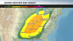 Violent storms threaten tornadoes and golf ballsized hail from Illinois to eastern Texas  Yahoo
