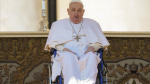 Pope appears before crowd in St Peters Square 2 weeks after his release from hospital AP News Pope appears before crowd in St Peters Square 2 weeks after his release from hospital AP News