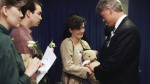 Former President Clinton returns to Oklahoma City 30 years after bombing of federal building  AP News Former President Clinton returns to Oklahoma City 30 years after bombing of federal building  AP News