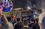 Knicks fans swarm Celtics team bus in wild scene after Game 6 beatdown  New York Post