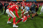 Lions DB gives Chiefs WR a pie face shove after snubbing Patrick Mahomes  MLivecom Lions DB gives Chiefs WR a pie face shove after snubbing Patrick Mahomes  MLivecom