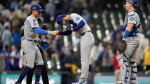 Yamamoto throws 3hitter as Dodgers beat Brewers 51 for 20 lead in NLCS  AP News