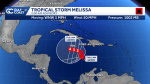 Tropical Storm Melissa forecast to become a Category 4 hurricane  Gulf Coast News and Weather