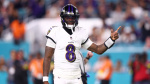 Thursday Night Football Lamar Jackson leads Ravens to 286 win over Miami  NBC Sports