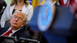 Images of Trump appearing to close his eyes during Oval Office event spread across social media  CNN