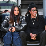 Blue Ivy Carter Is Beyoncs Twin During Courtside Outing With JayZ  Yahoo