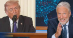 Jon Stewart Stunned Into 14 Seconds Of Silence After Trumps Bizarre Babble  HuffPost