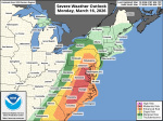 Dangerous storm outbreak could slam DC area Monday tornadoes possible  The Washington Post
