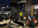 University of Michigan students camp outside bars overnight for basketball championship  MLivecom