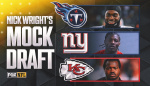 2026 NFL Mock Draft Nick Wright Predicts Jets Pick a QB Eagles Rams Get WR Help  FOX Sports