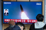 North Korea fires missiles toward sea after ridiculing Souths hopes for better ties  AP News