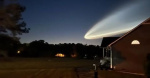 SpaceX Falcon 9 launch bright and visible in Tuesday predawn sky  WRAL