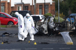 Car bomb explodes outside Northern Ireland police station  AP News