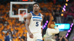 Spark from Anthony Edwards off bench helps Timberwolves steal Game 1 on road from Spurs 104102  Yahoo Sports
