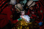 Russia strikes Kyiv with drones and hypersonic missile in photos  AP News
