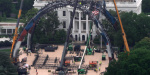 Trump is building a 5000seat UFC cage outside the White House to celebrate the countrys 250th and his 80th birthday  Fortune