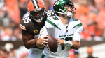 Bengals Joe Flacco says Good for us as Myles Garrett leaves the division  NBC Sports
