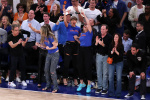 NBA Finals Taylor Swift Timothe Chalamet and other Knicks fans erupt at Madison Square Garden after wild Game 4 win over Spurs  Yahoo Sports