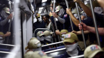 Masked men with Confederate flags seen chanting marching riding Metro in DC  NBC4 Washington