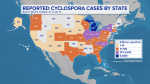 Map Explosive diarrhea parasite outbreak by state  NewsNation