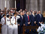 Donald Trump and world leaders attend Lindsey Grahams funeral  Al Jazeera