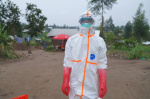 One man works to slow the fastestgrowing Ebola outbreak in history and hes doing it unpaid  AP News