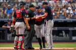 Braves ace Chris Sale ejected by umpire Dan Merzel before start of game against Yankees  AP News
