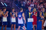 President Trump appears and briefly stars at his Patriot Games  The Washington Post