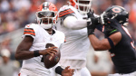 Shedeur Sanders on interception I made the right read right decision just didnt execute  nbcsportscom