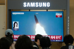 North Korea fires barrage of missiles toward the sea after dismissing overture from Trump  AP News